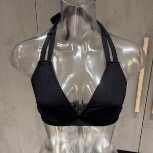 Massimo Black Halter Bikini Top